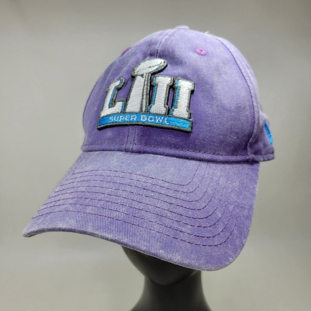 Super Bowl LII 52 New Era 9Twenty Strap Back Hat - Light Purple Minnesota